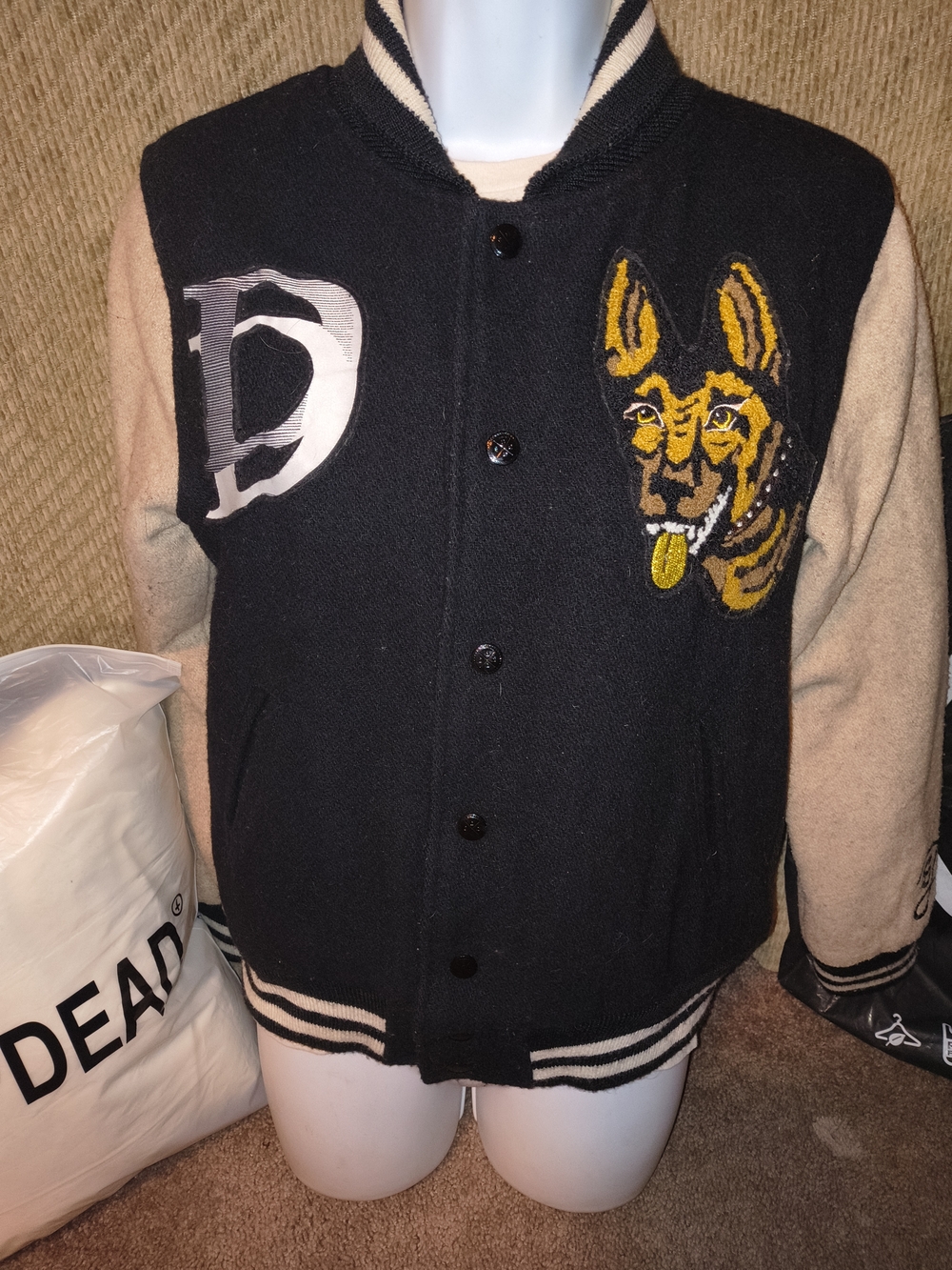 Drop Dead "Death" Varsity Jacket